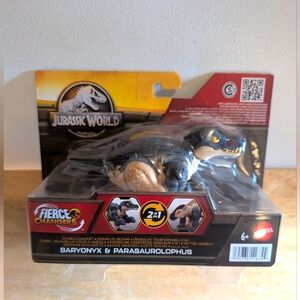 Mattel Jurassic World Dinosaur Toy - Black and Tan Brand New With Tag From Matte